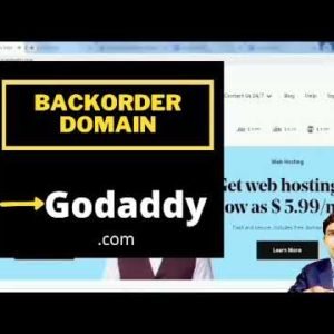 How to Backorder Domain at Godaddy