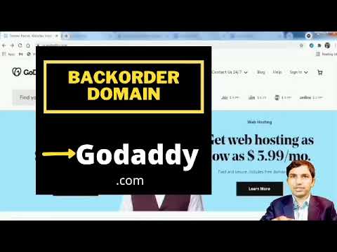 How to Backorder Domain at Godaddy